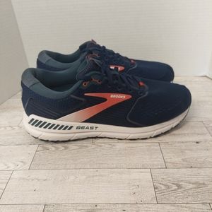 Brooks beast 20 navy blue men's running sneaker size 11